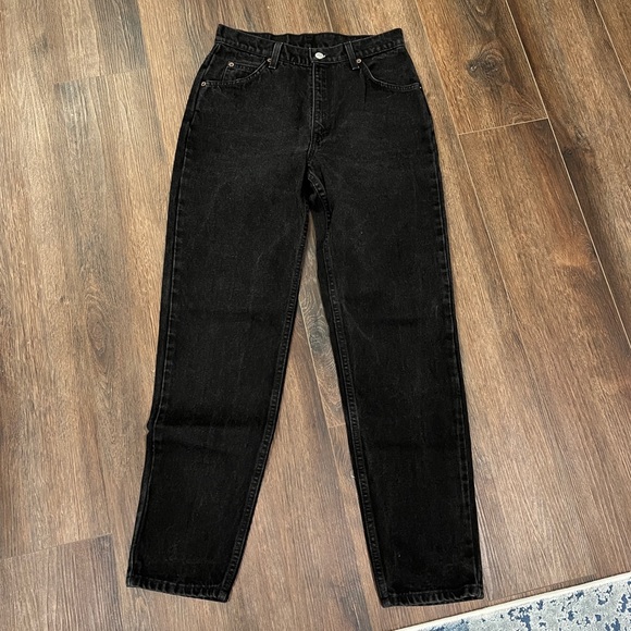 Vintage Levi’s Orange Tab Denim Black Jeans - Picture 1 of 13